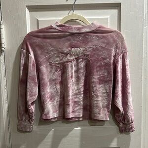 Nike Pink Velvet Sweatshirt
